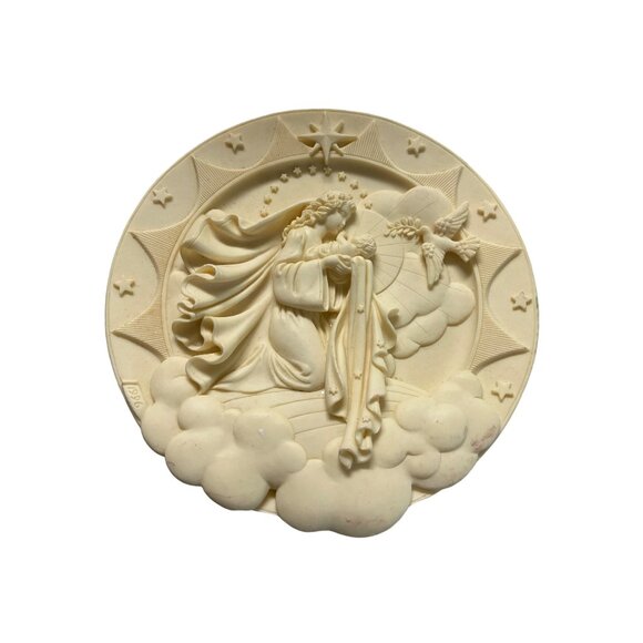 1996 Roman Prince of Peace Millennium Plate FARO Lucchesi Nativity Decor - Picture 2 of 5